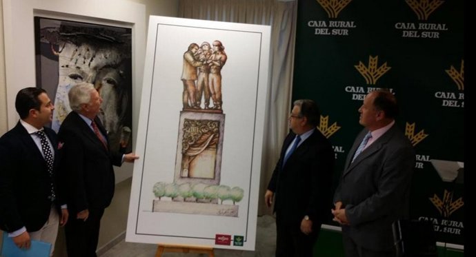 Presentación del monumento al costalero