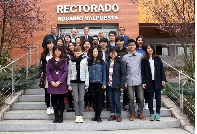 Visita de alumnado internacional a la UPO