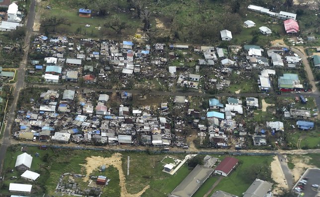 Efectos del paso del tifón 'Pam' por Vanuatu