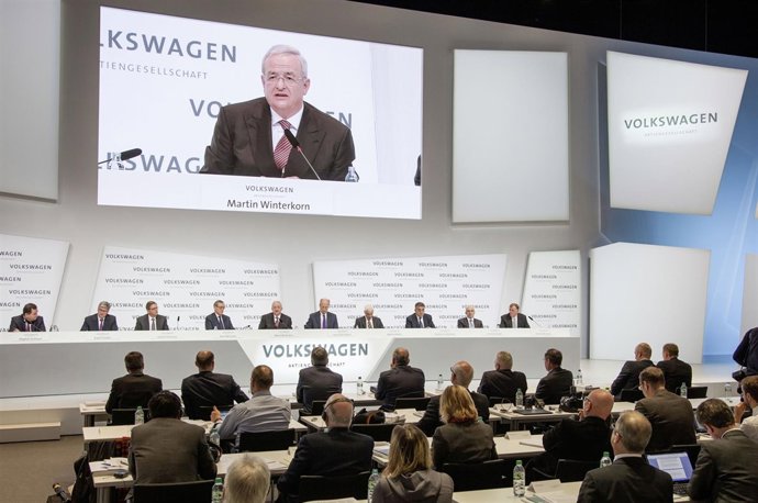 Conferencia anual de resultados de 2014 de Volkswagen 