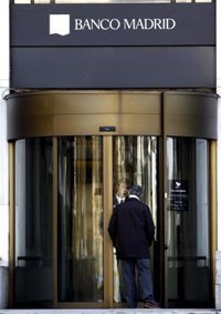 La CNMV interviene filiales del Banco Madrid