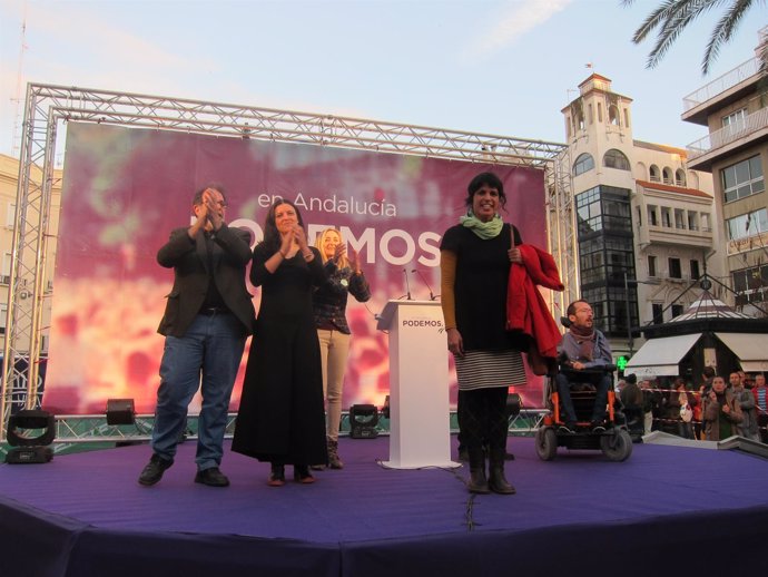 Acto de Podemos en Huelva. 