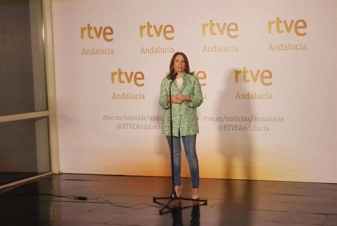 La coordinadora de campaña del PP-A, Patricia Navarro