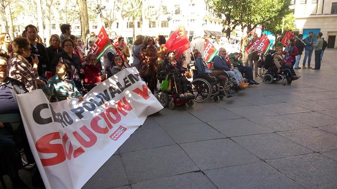 La plantilla del centro.