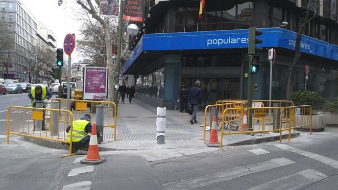 Sede del PP en la calle Génova