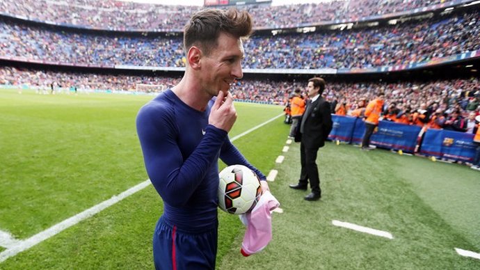 Leo Messi récord hat-trick Barcelona Rayo