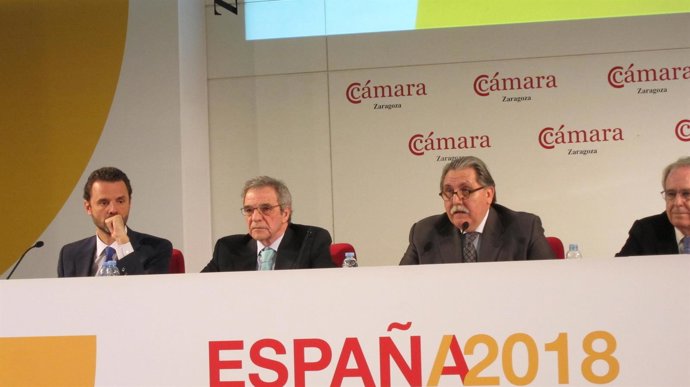 César Alierta, en la presentación de 'España 2018'