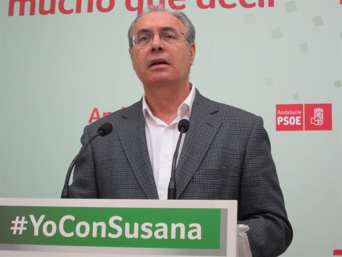 Durán en la sede del PSOE