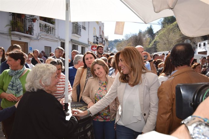 Susana Díaz, hoy en la provincia de Cádiz