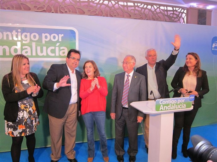 Mitin de Soraya Sáenz de Santamaría en Níjar 