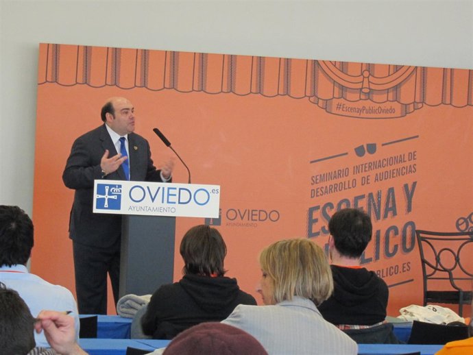 Caunedo, en las jornadas 'Escena y público'. 