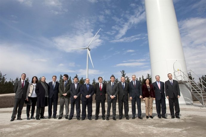 Inauguración parque eolico cordal en Aranga