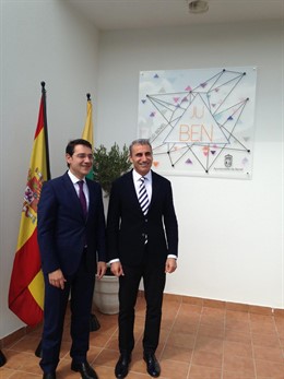 Jose Gabriel Ruiz y Riberto García inauguran Juben