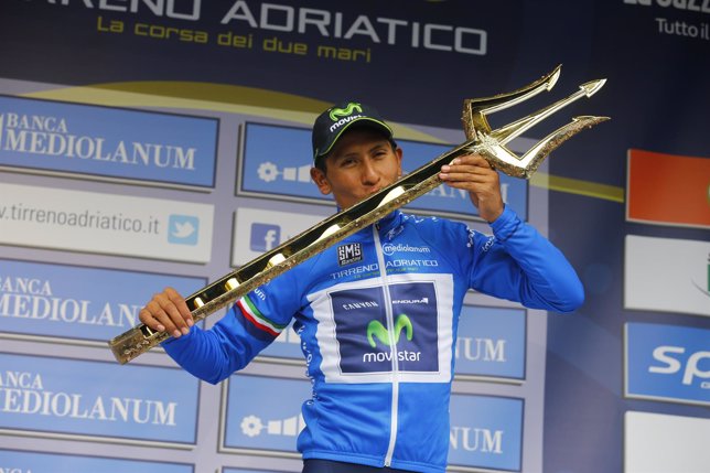 Nairo Quintana, ganador de la Tirreno-Adriático de 2015 