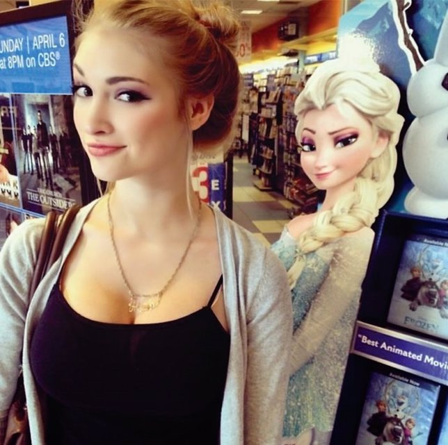 Elsa de 'Frozen' en la vida real