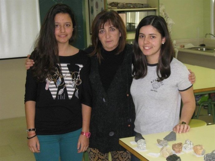 Alumnas del IES Nueve Valles que participarán en la Olimpiada de Geología