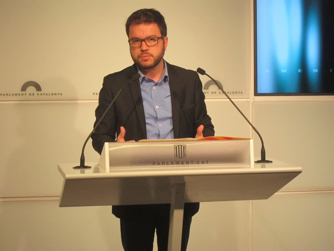 Pere Aragonès (ERC) en rueda de prensa