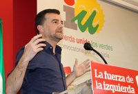 Maíllo dice que IU quiere "políticas, no sillones" y ve un "problema" que PSOE no quiera "políticas de izquierdas"