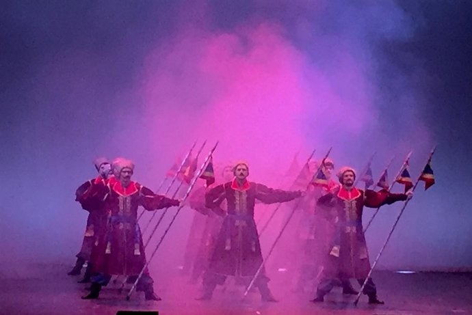 La Compañía Estatal de Danza Cosacos de Rusia, en Alcalá de Guadaíra.
