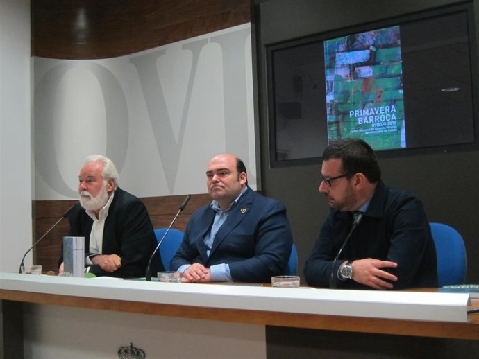 Moral, Iglesias Caunedo y Marina presentando el II ciclo 'Primavera Barroca' 