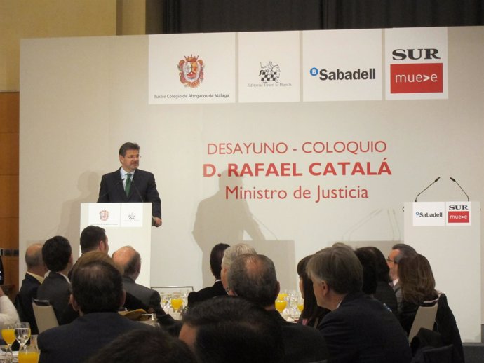 El ministro de Justicia, Rafael Catalá