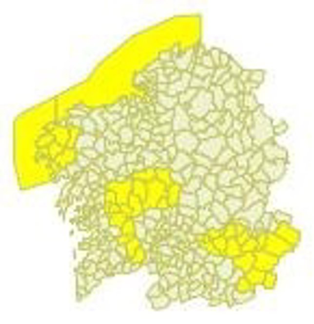 Alerta en Galicia para el jueves 19 de marzo.