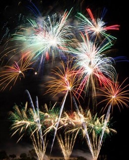 Castillo de fuegos artificiales de Pirotecnia Valenciana, de Llanera de Ranes