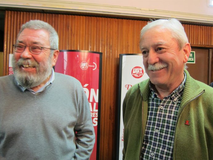 Candido Méndez y Justo Rodríguez Braga.