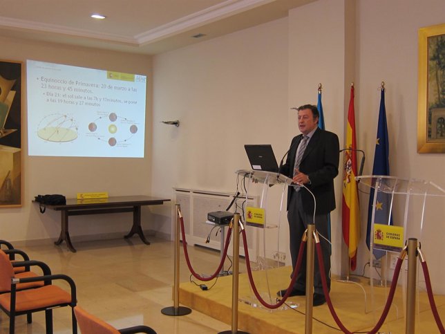 El delegado de la AEMET en ASturias, Manuel Mora