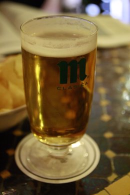 Cerveza, Mahou, caña, patatas, bar, tapa