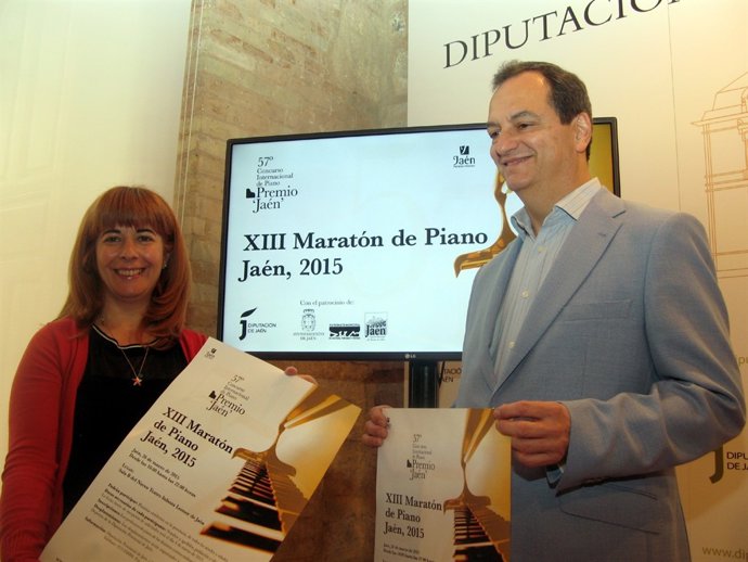 Olivares y Rocío presentan el XIII Maratón de Piano. 