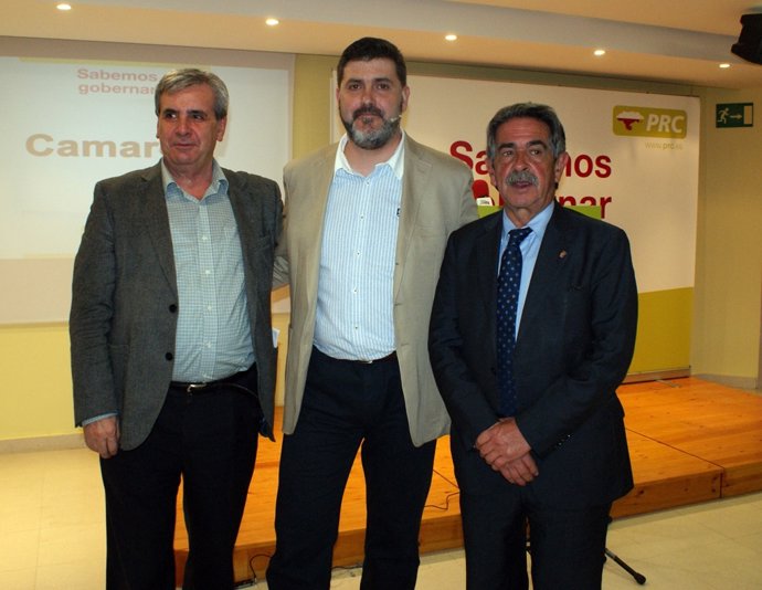 Revilla, De la Sierra y candidato Camargo