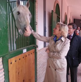 Visita de la consejera de Agricultura y Agua al CIFEA de Lorca
