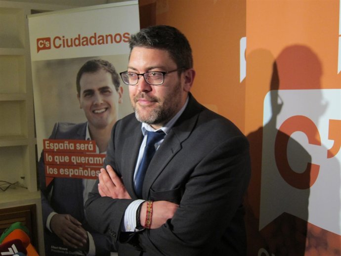 El candidato de Ciudadanos a la Presidencia de la Comunidad, Miguel Sánchez