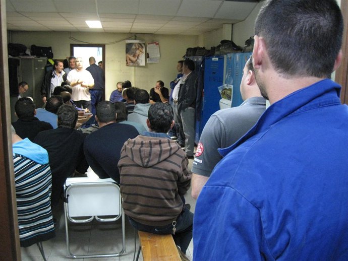 Asamblea de trabajadores de Cobra