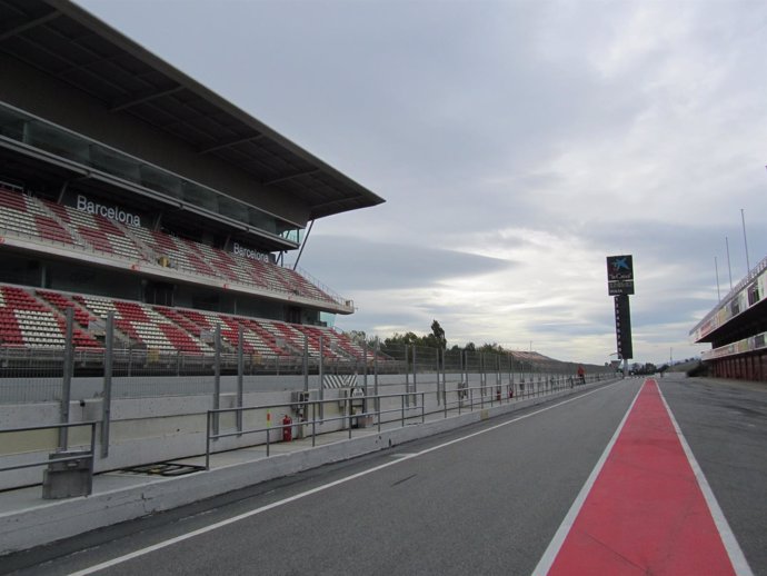 'Pit Lane' Del Circuit De Barcelona - Catalunya