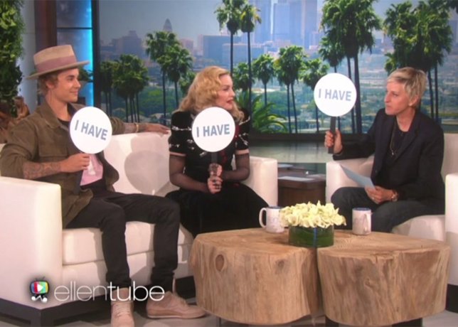 ¿Qué Podrían Tener En Común Madonna, Justin Bieber Y Ellen Degeneres?