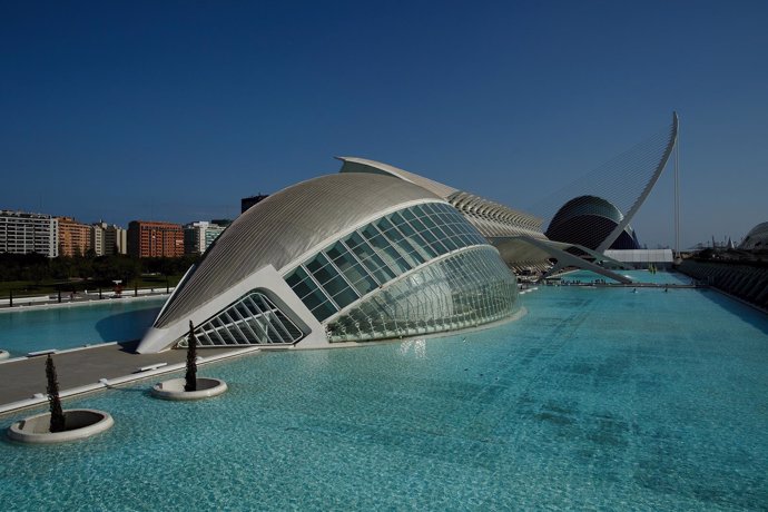 Ciudad de las Artes y las Ciencias de Valencia. Getty Images