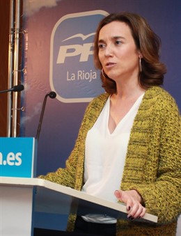 Cuca Gamarra, candidata PP al Ayuntamiento de Logroño