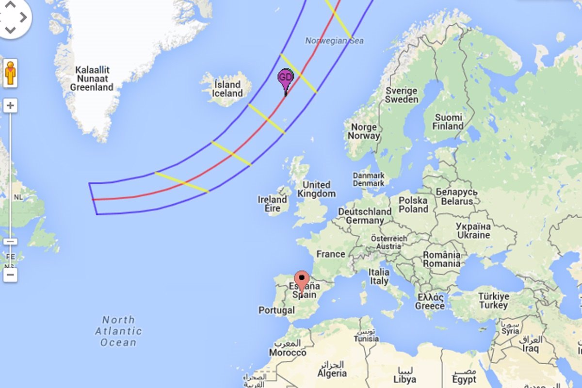 Mapa interactivo del eclipse solar del 20 de marzo 2015