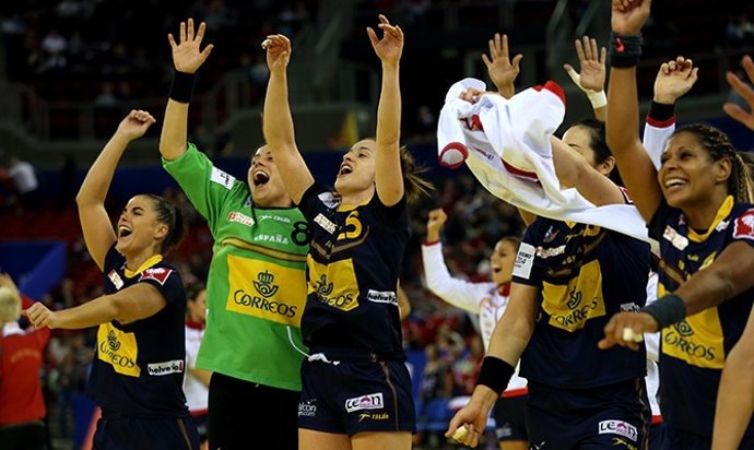 La selección femenina de balonmano