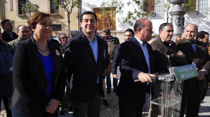 Juanma Moreno, hoy en Antequera