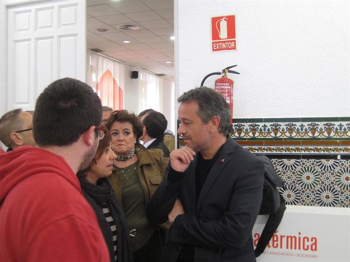 El candidato número uno al Parlamento andaluz, José Antonio Castro