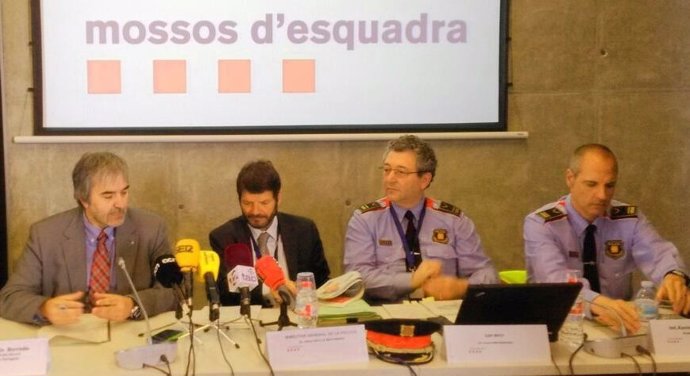 Rueda de prensa para ofrecer datos policiales en Tarragona