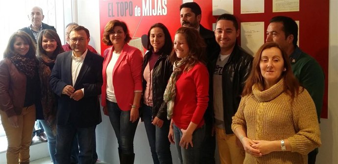 Heredia con Lima en Mijas PSOE