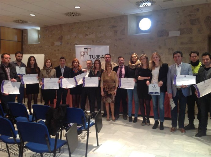 Entrega de los distintivos Sicted a empresas de Úbeda y Baeza