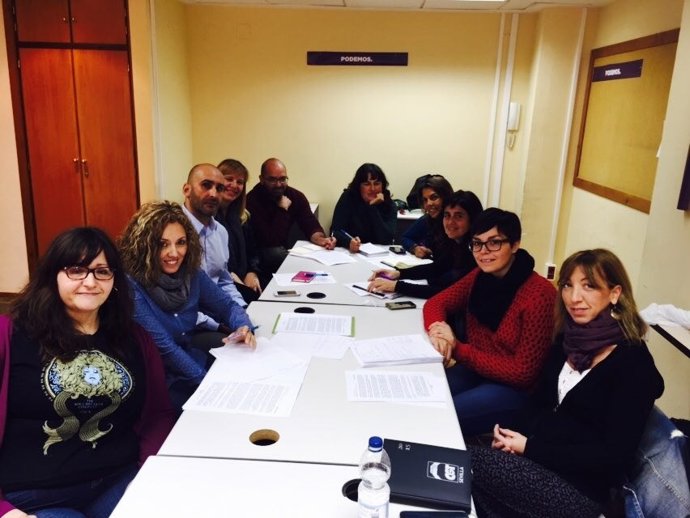 Reunión con Podemos.