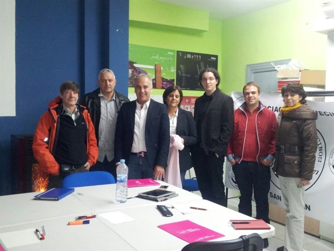 Los candidatos de UPyD se han reunido con la plataforma Teruel Existe