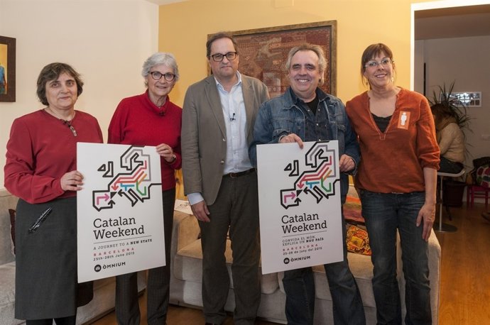 Montserrat Cadevall, Muriel Casals, Quim Torra, Joan Lluís Bozzo, Marta Buch