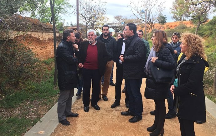 Mario Jiménez, en el Parque Moret. Memoria histórica. 